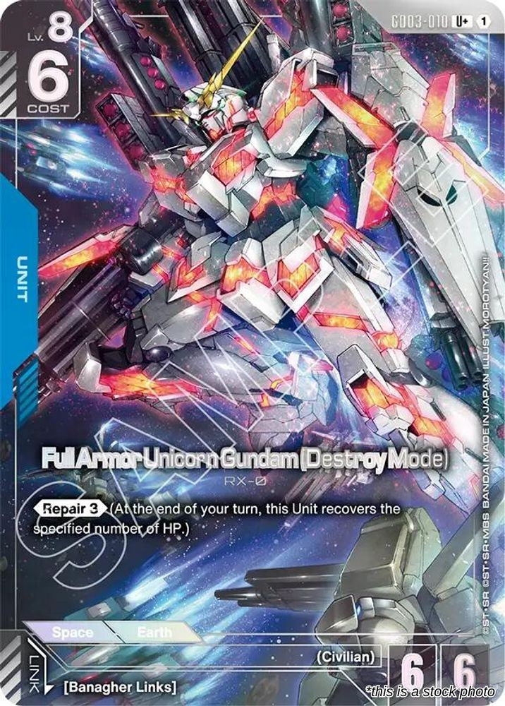 Full Armor Unicorn Gundam (Destroy Mode) (U+)
