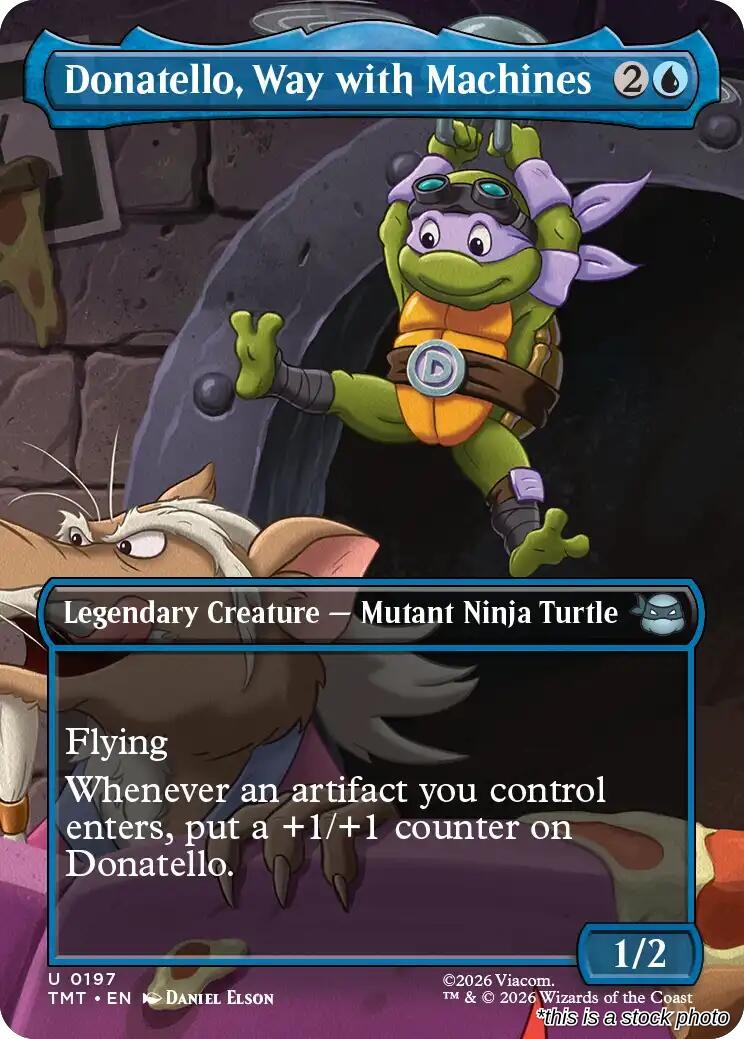 Donatello, Way with Machines (Borderless)