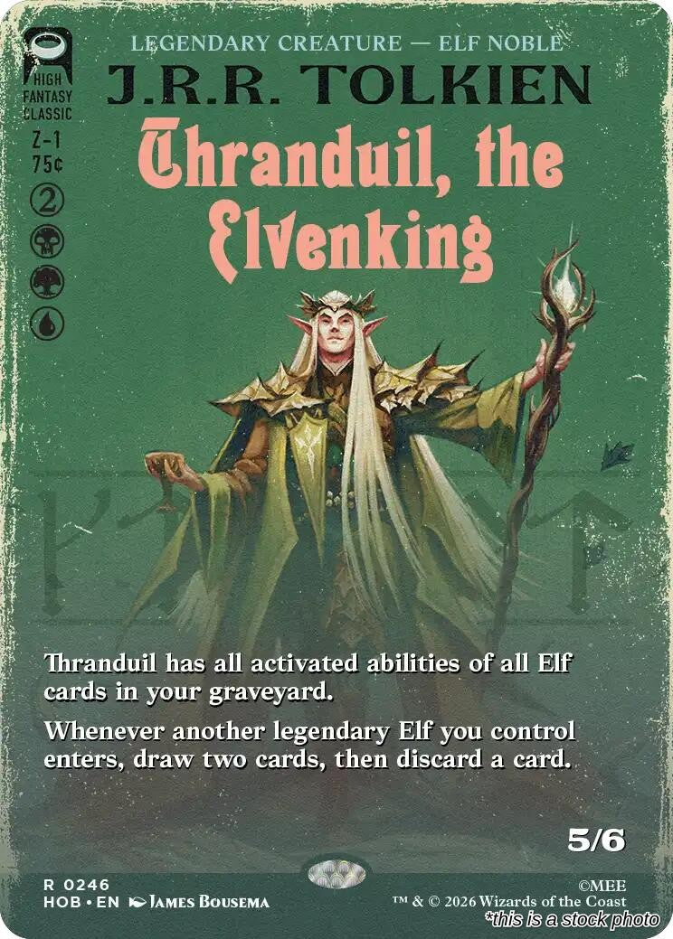 Thranduil, the Elvenking (Borderless)