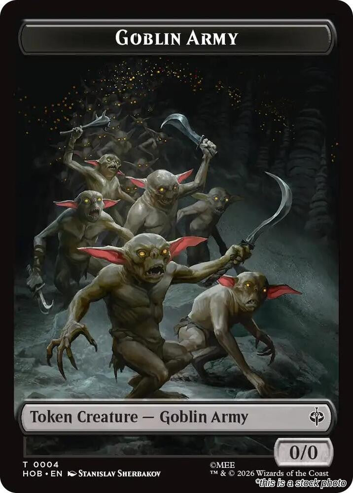 Human Soldier // Goblin Army (0004) Double-Sided Token (Back)