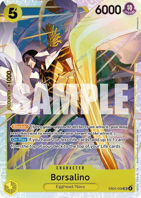 Borsalino EB04-058 | Adventure on Kami's Island SR Foil NM One Piece