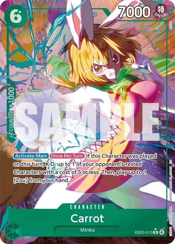 Carrot EB03-013 | One Piece Heroines Edition Foil NM One Piece