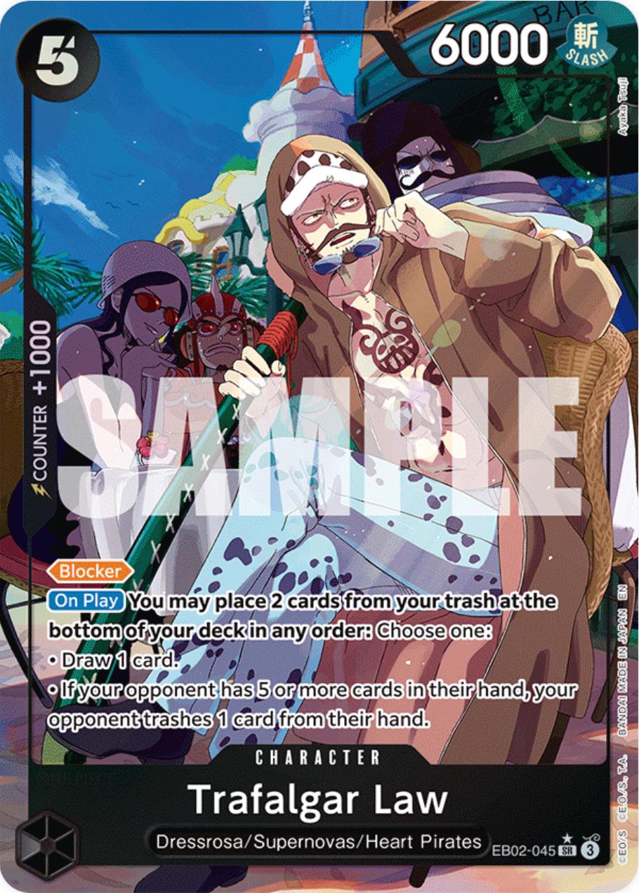 Trafalgar Law EB02-045 | Anime 25th Collection SR Alt Art NM One Piece