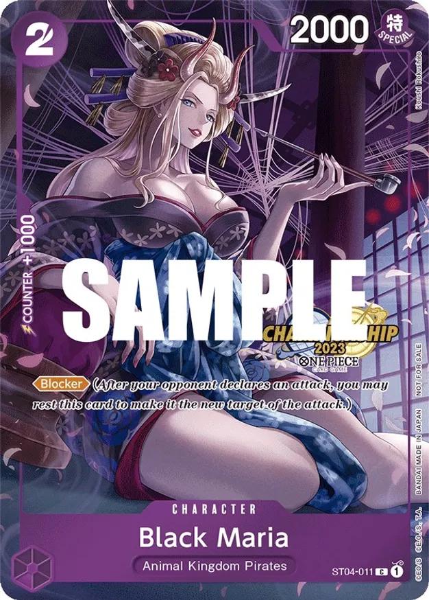 Black Maria ST04-011 | Championship 2023 Promo NM One Piece