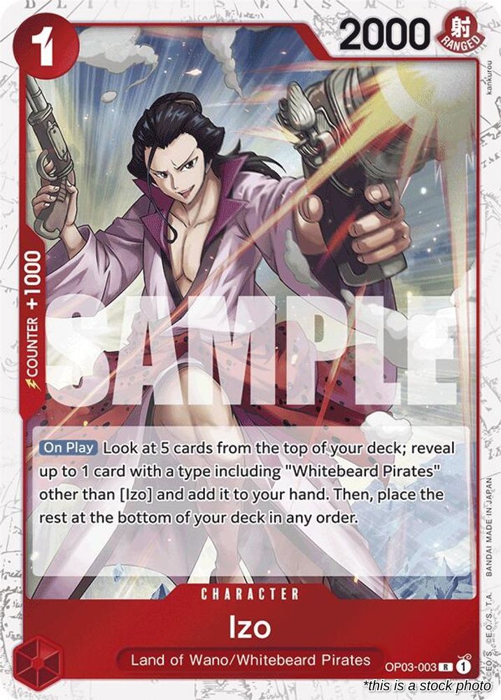 Izo (OP03-003) (Jolly Roger Foil)