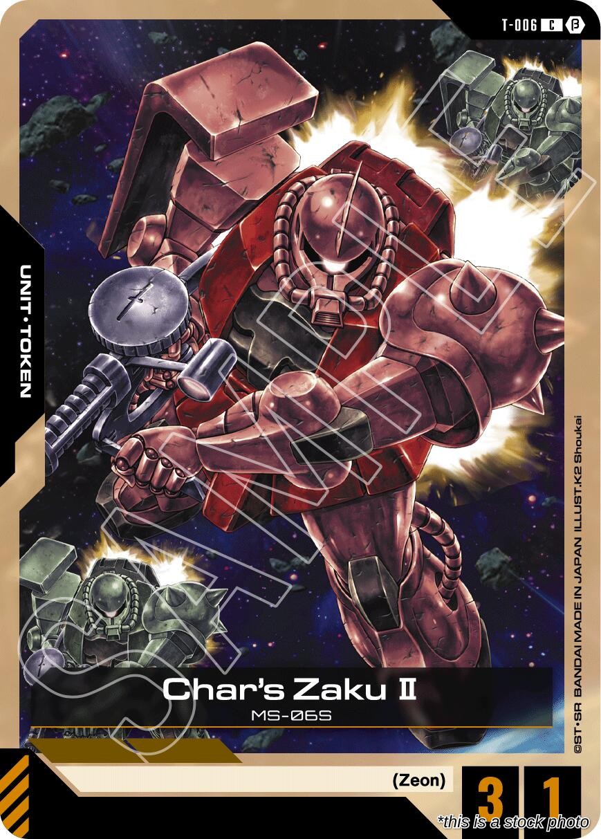 Char's Zaku II (T-006) Token