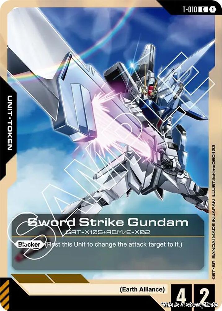Sword Strike Gundam (T-010) Token