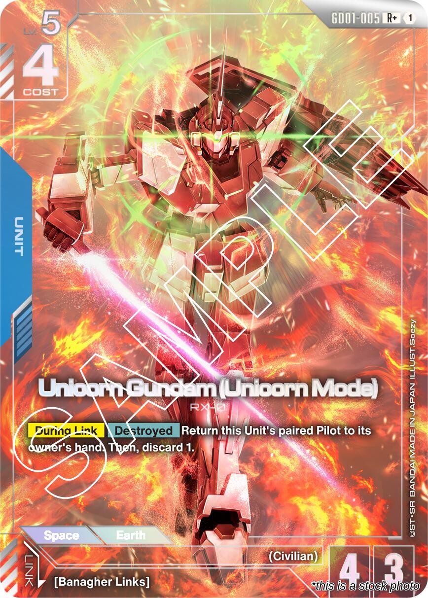 Unicorn Gundam (Unicorn Mode) (R+)