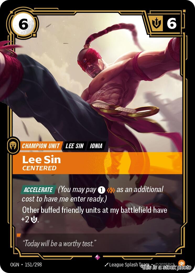 Lee Sin - Centered