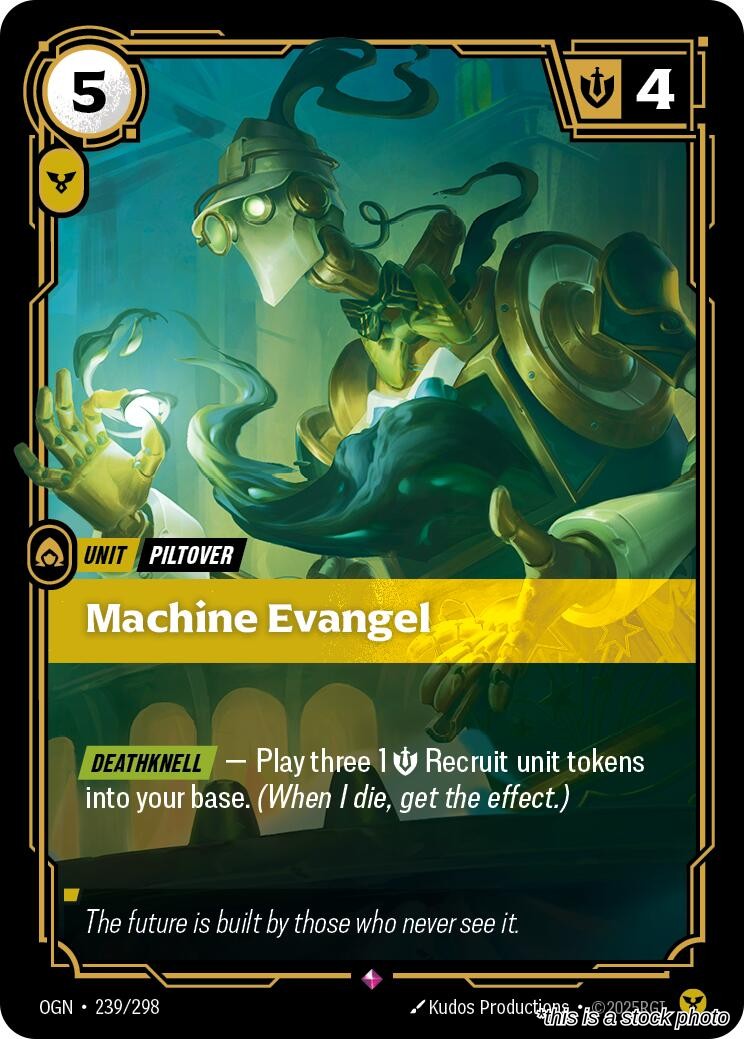 Machine Evangel