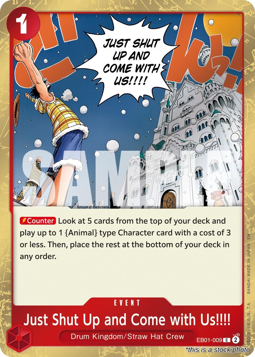 Just Shut Up and Come with Us!!!! (Pirate Foil)