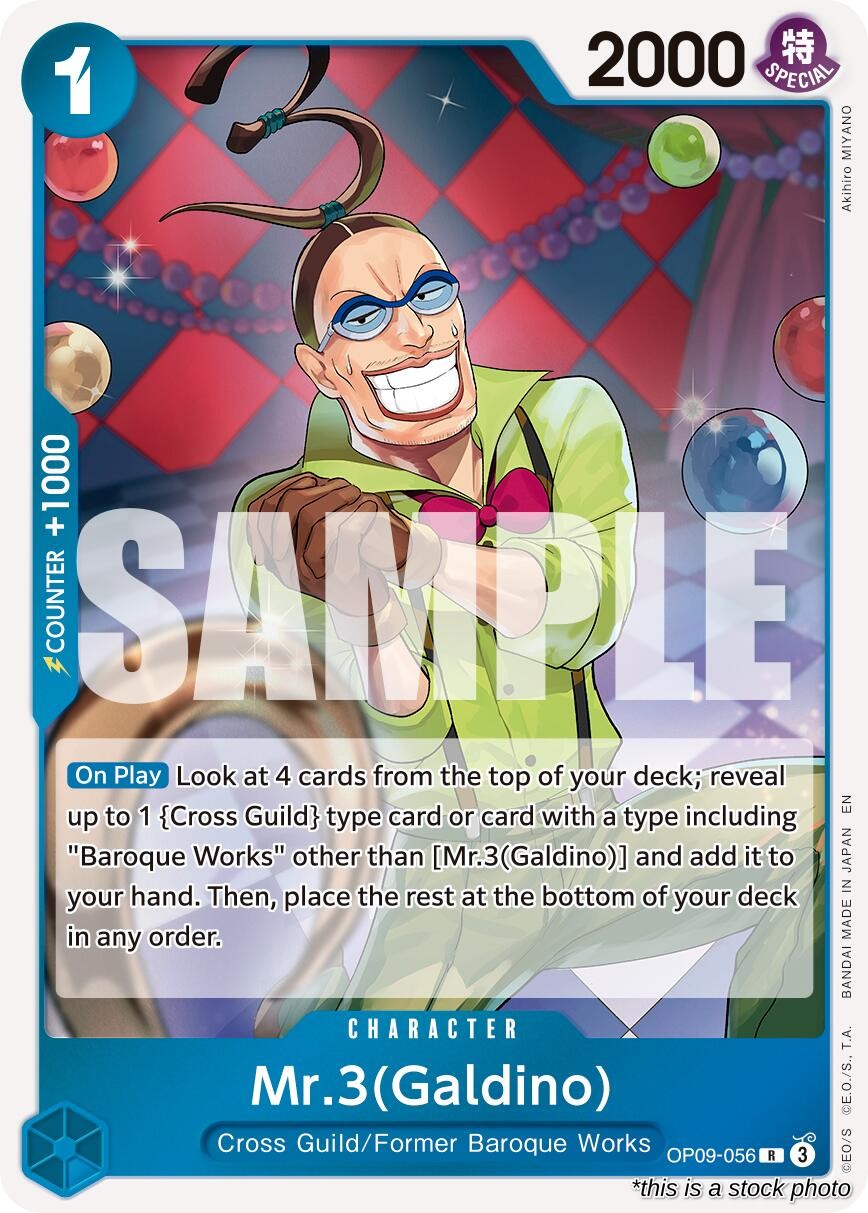 Mr.3(Galdino) - OP09-056 (Reprint)