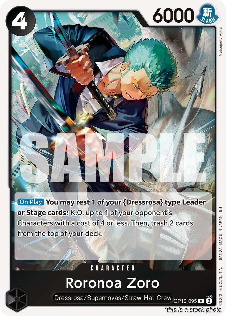 Roronoa Zoro - OP10-095 (Reprint)