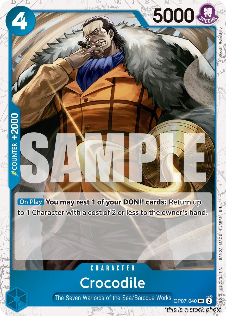 Crocodile - OP07-040 (Pirate Foil)