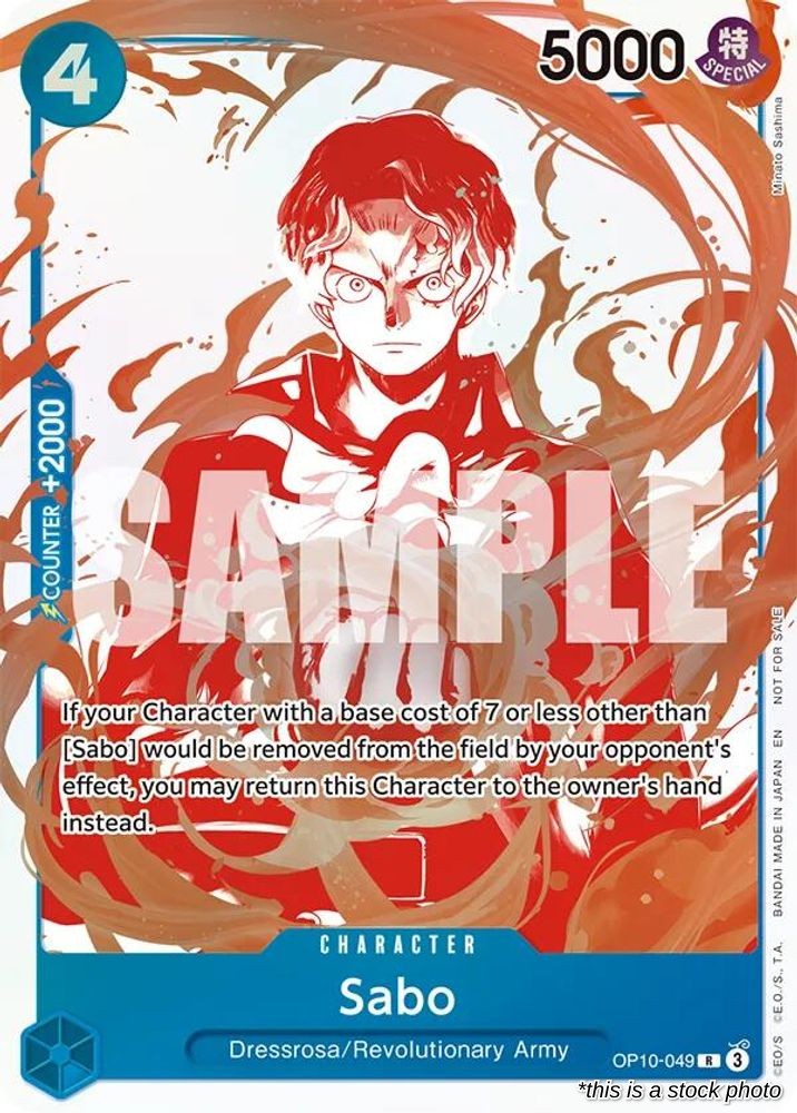 Sabo - OP10-049 (3rd Anniversary Treasure Campaign Pack)