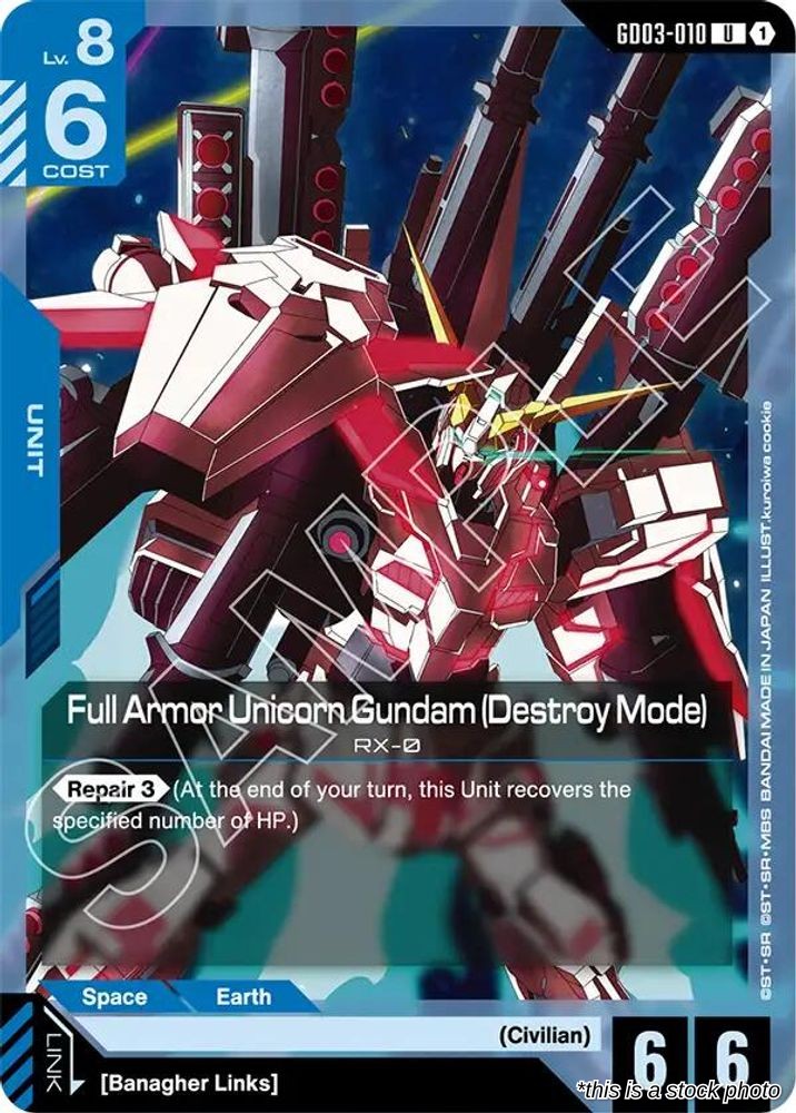 Full Armor Unicorn Gundam (Destroy Mode)