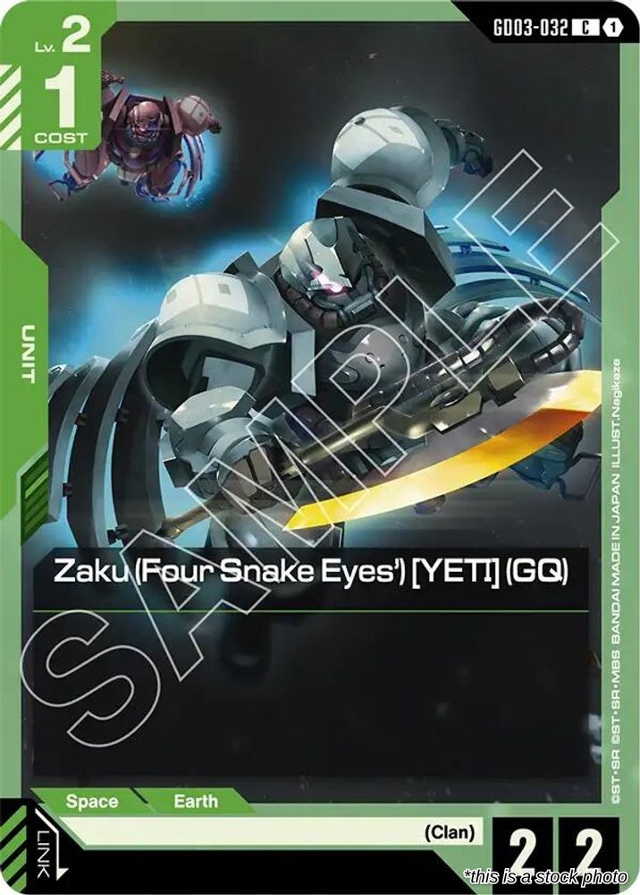 Zaku (Four Snake Eyes') [YETI] (GQ)