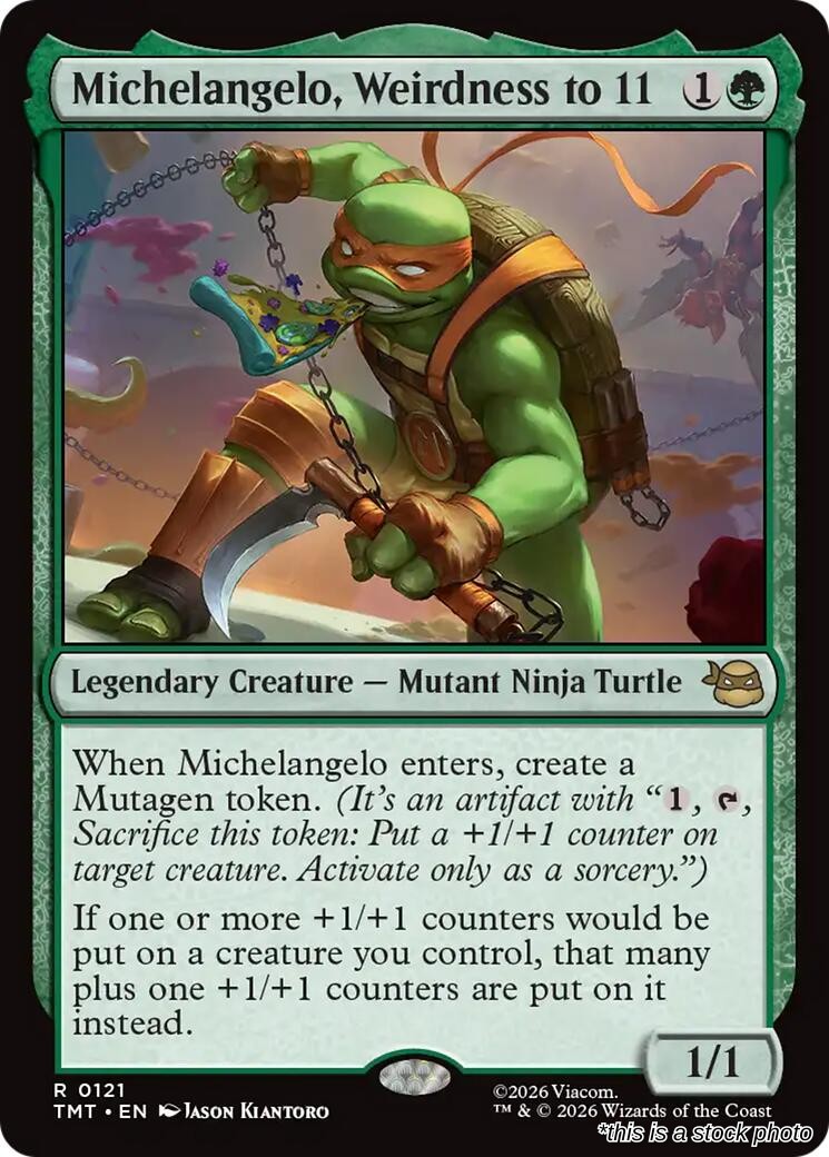 Michelangelo, Weirdness to 11