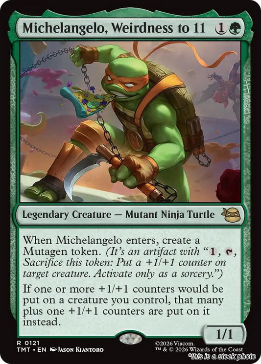 Michelangelo, Weirdness to 11