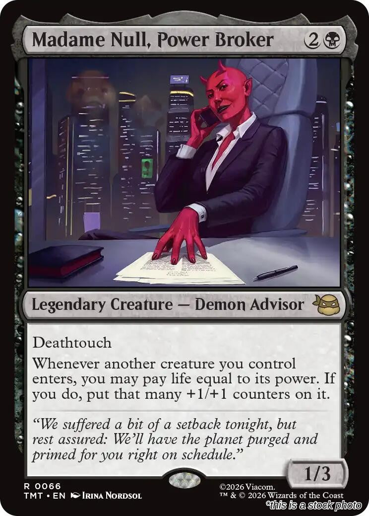 Madame Null, Power Broker