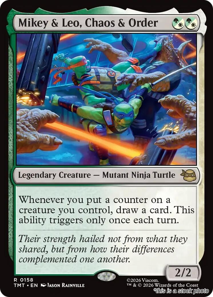 Mikey & Leo, Chaos & Order