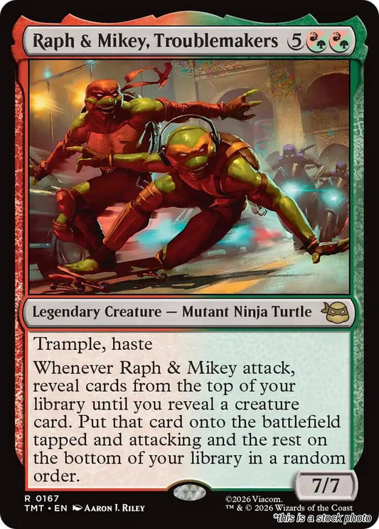 Raph & Mikey, Troublemakers