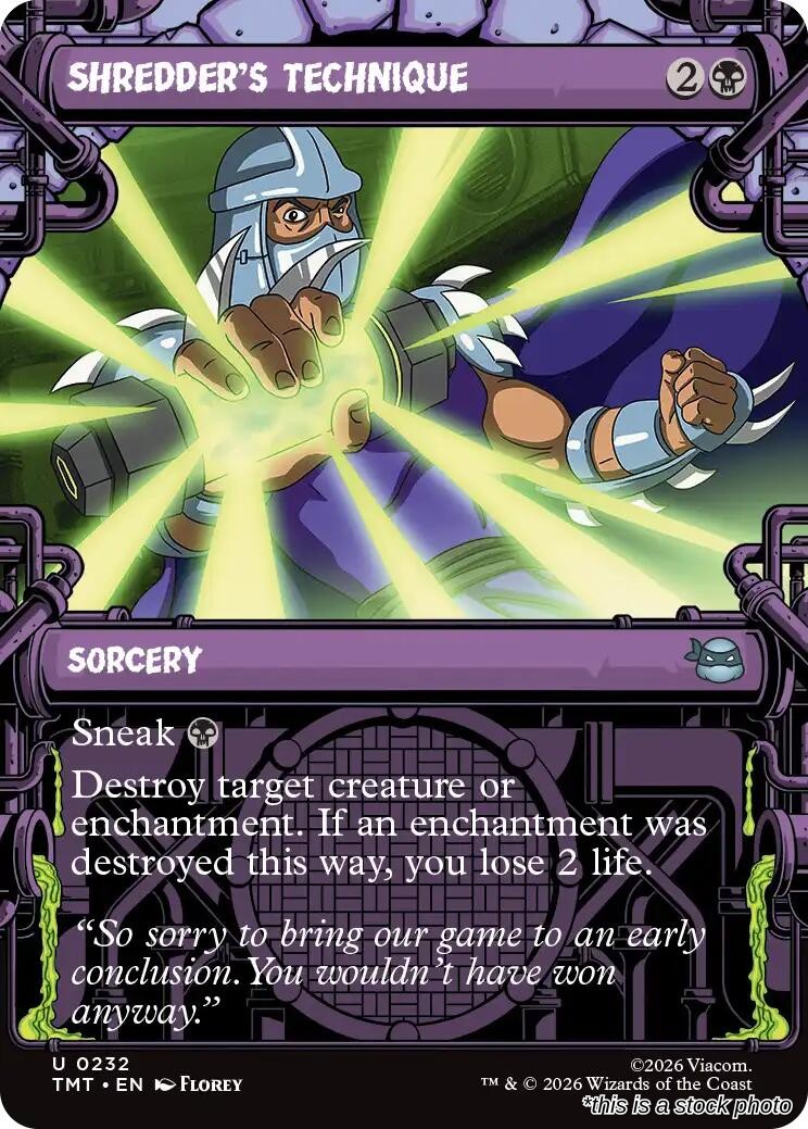 Shredder's Technique (Showcase)