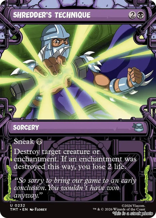 Shredder's Technique (Showcase)