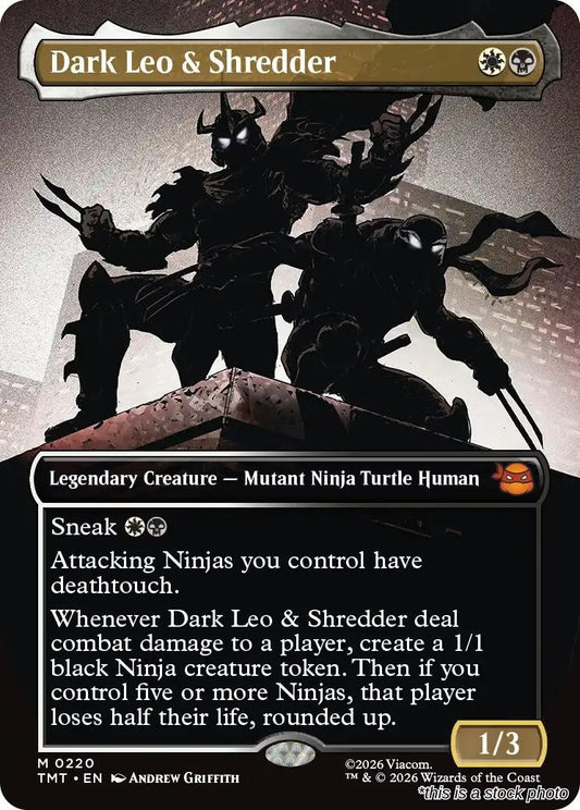 Dark Leo & Shredder (Borderless)