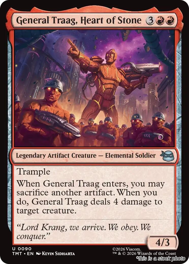 General Traag, Heart of Stone