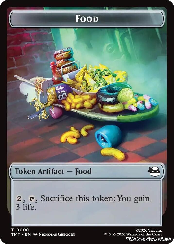 Insect Warrior // Food Double-Sided Token (Back)