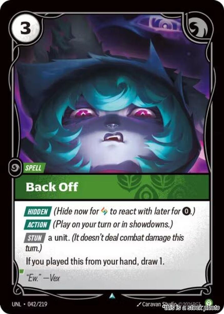 Back Off
