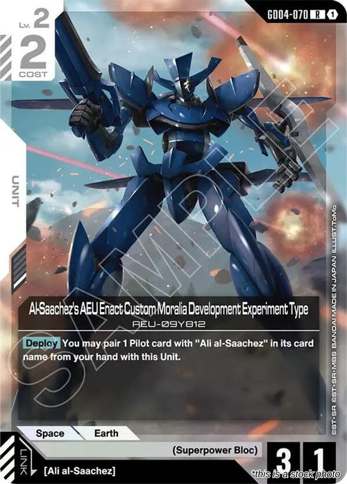 Al-Saachez's AEU Enact Custom Moralia Development Experiment Type