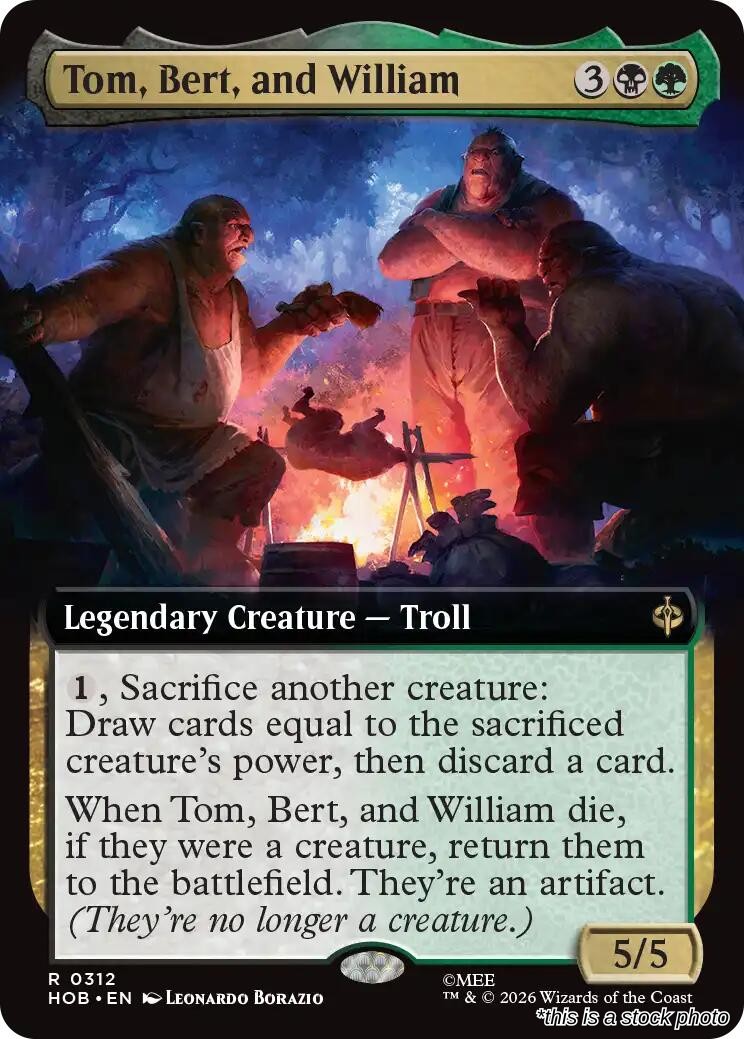 Tom, Bert, and William (Extended Art)