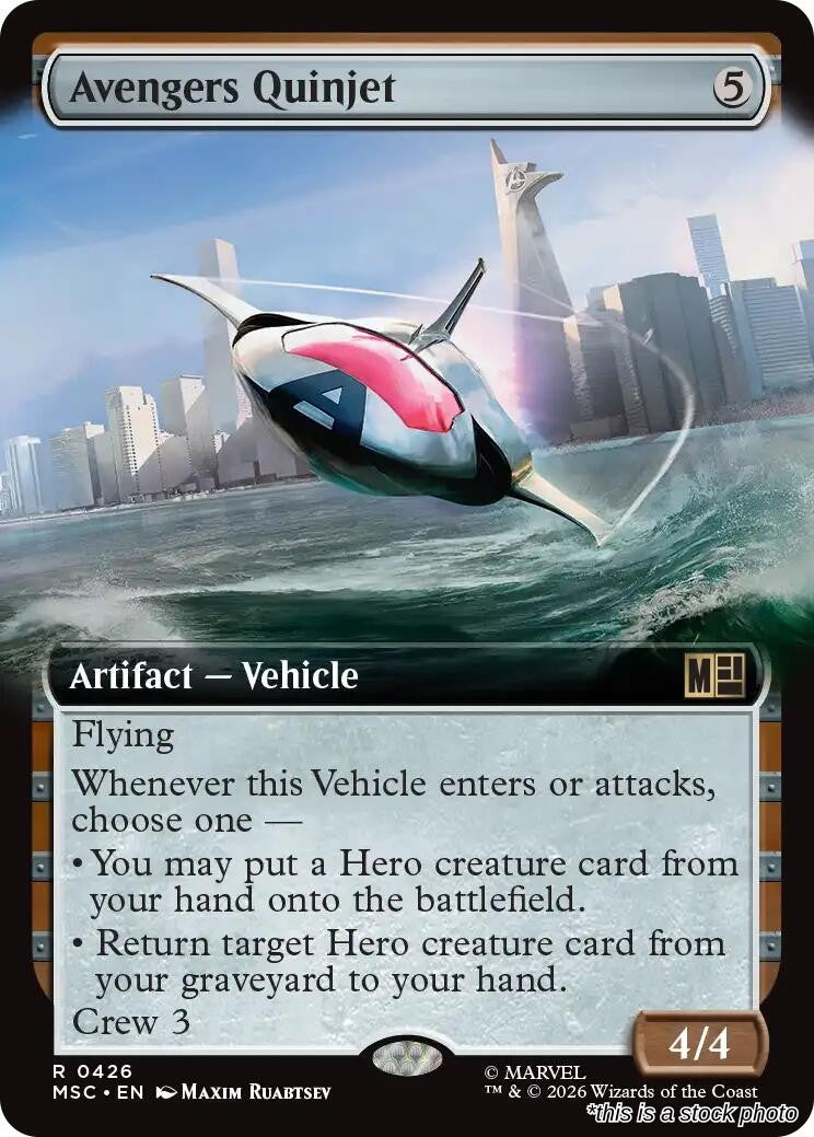 Avengers Quinjet (Extended Art)