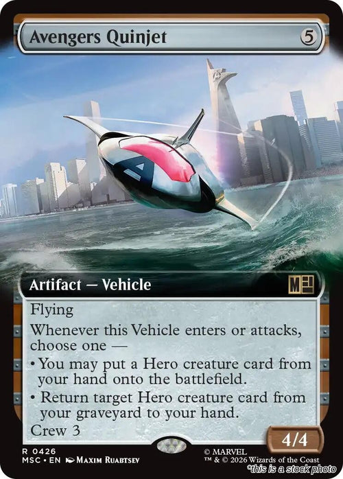 Avengers Quinjet (Extended Art)