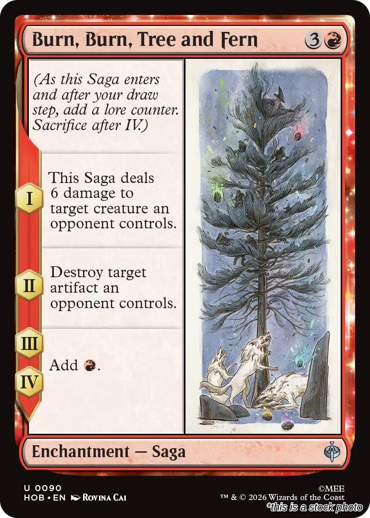 Burn, Burn, Tree and Fern