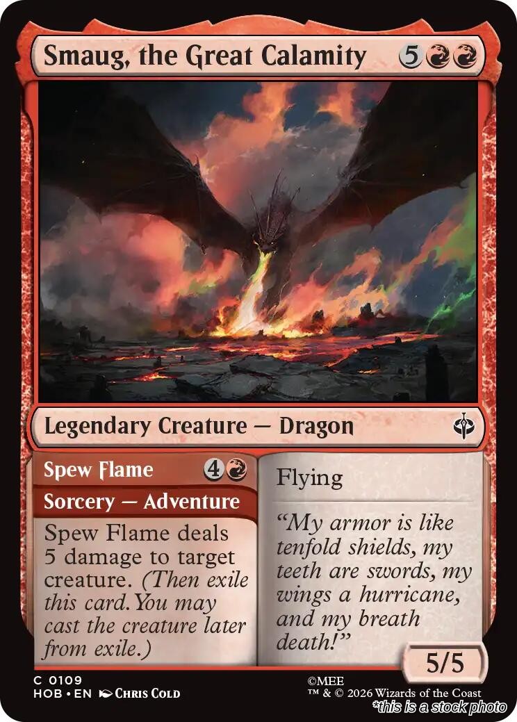 Smaug, the Great Calamity