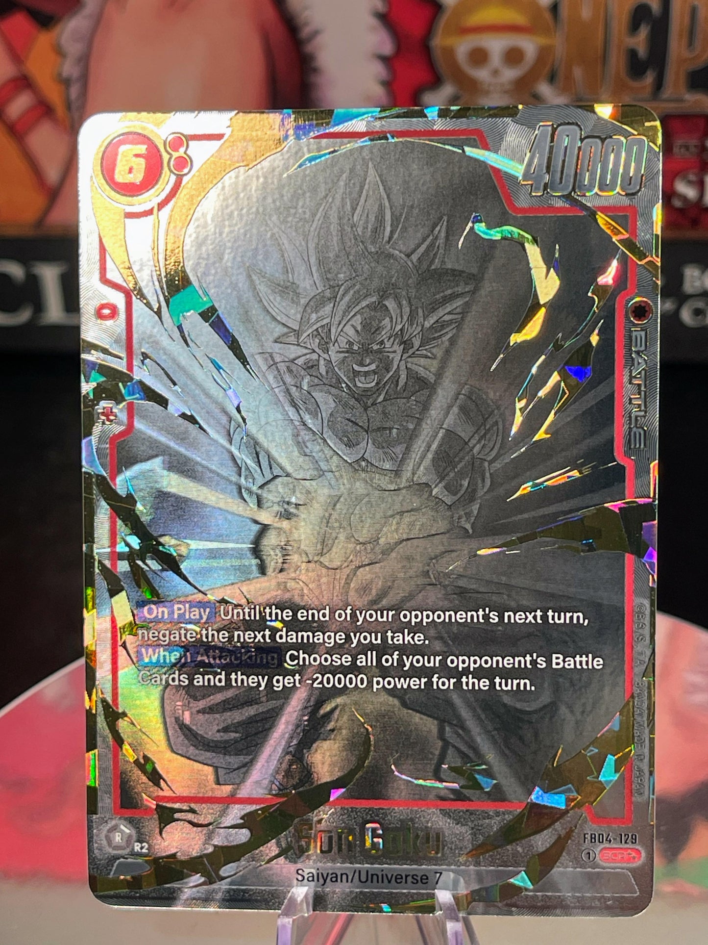 Son Goku FB04-129 | Ultra Limit Super Secret Rare 2 star Alt Art NM Fusion World