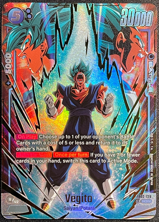 Vegito FB02-139 | Blazing Aura SCR Alt Art NM Fusion World