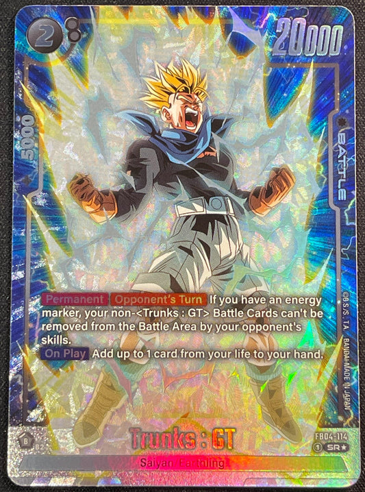 Trunks GT FB04-114 | Ultra Limit SR Alt Art NM Fusion World