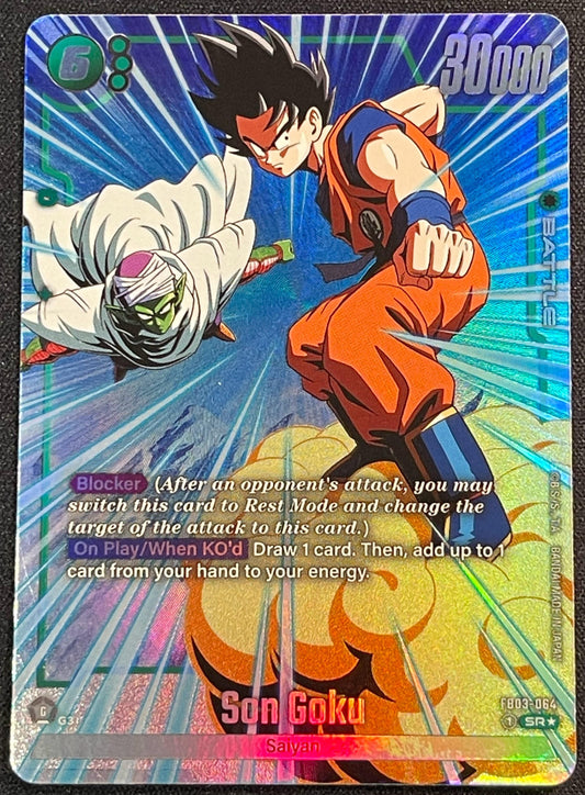 Son Goku FB03-064 | Raging Roar SR Alt Art NM Fusion World