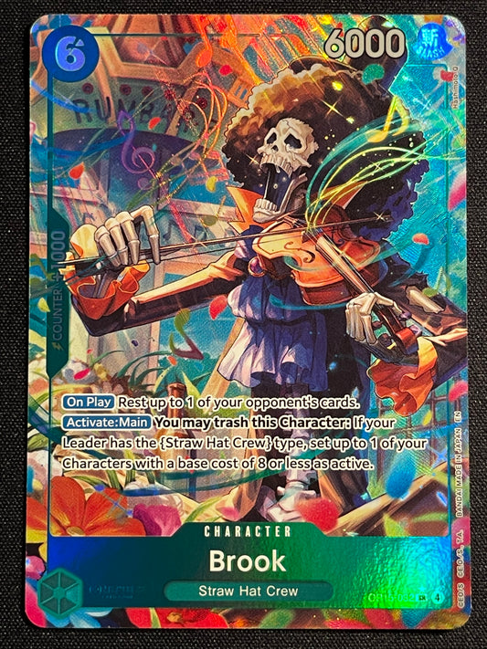Brook OP15-032 | Adventure on Kami's Island Alt Art Foil NM One Piece