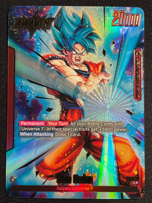 Son Goku FB01-001 | Awakened Pulse Leader Alt Art Holo NM Fusion World