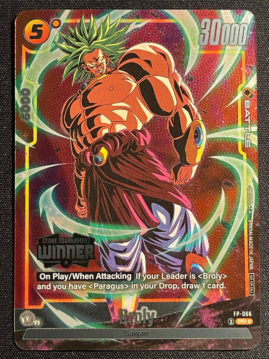 Broly FP-066 | Store Tournament Winner Promo NM Fusion World
