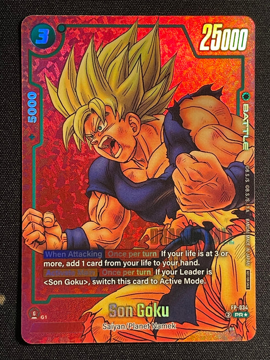 Son Goku FP-034 | Limited Manga Pack 01 Promo NM Fusion World