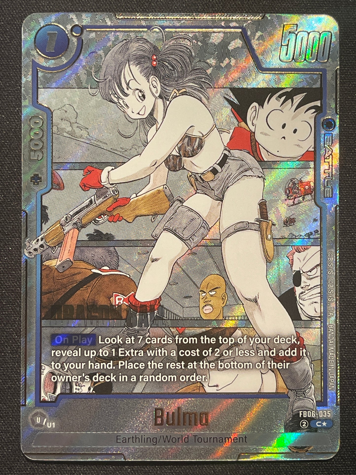 Bulma FB06-035 | Manga Booster 1 Alt Art NM Fusion World