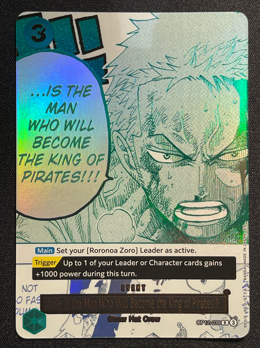 Luffy is The Man Who Will Be King OP12-039 | 3rd Anniversary Set English NM One Piece