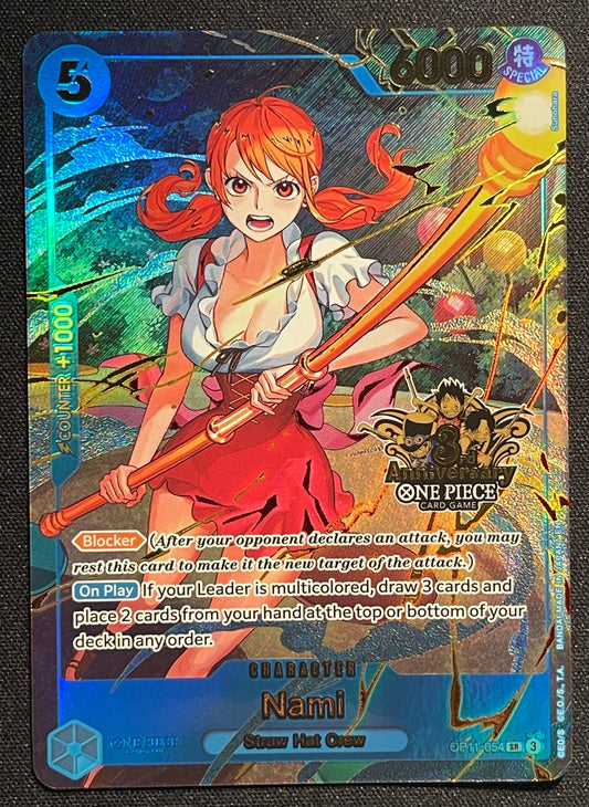 Nami OP11-054 | 3rd Anniversary Set Japanese English SEC NM One Piece
