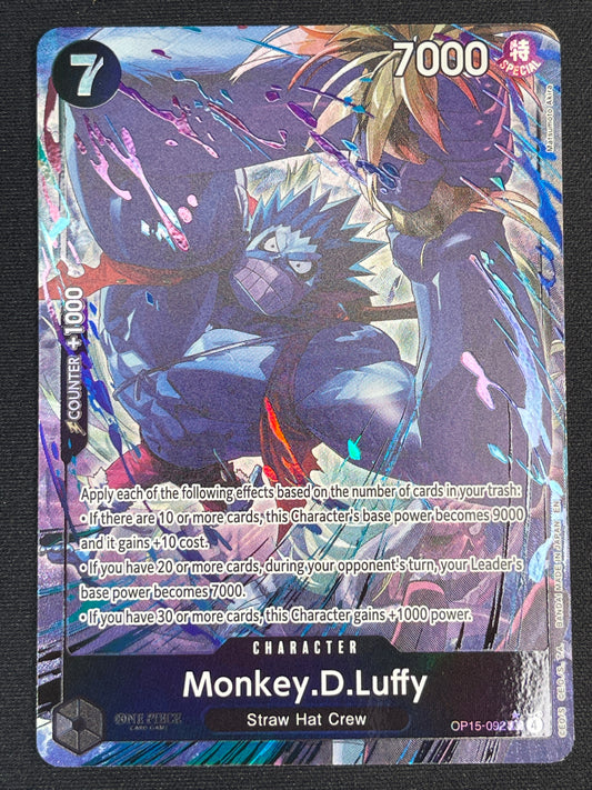 Monkey D Luffy OP15-092 | Adventure on Kami's Island Alt Art NM One Piece
